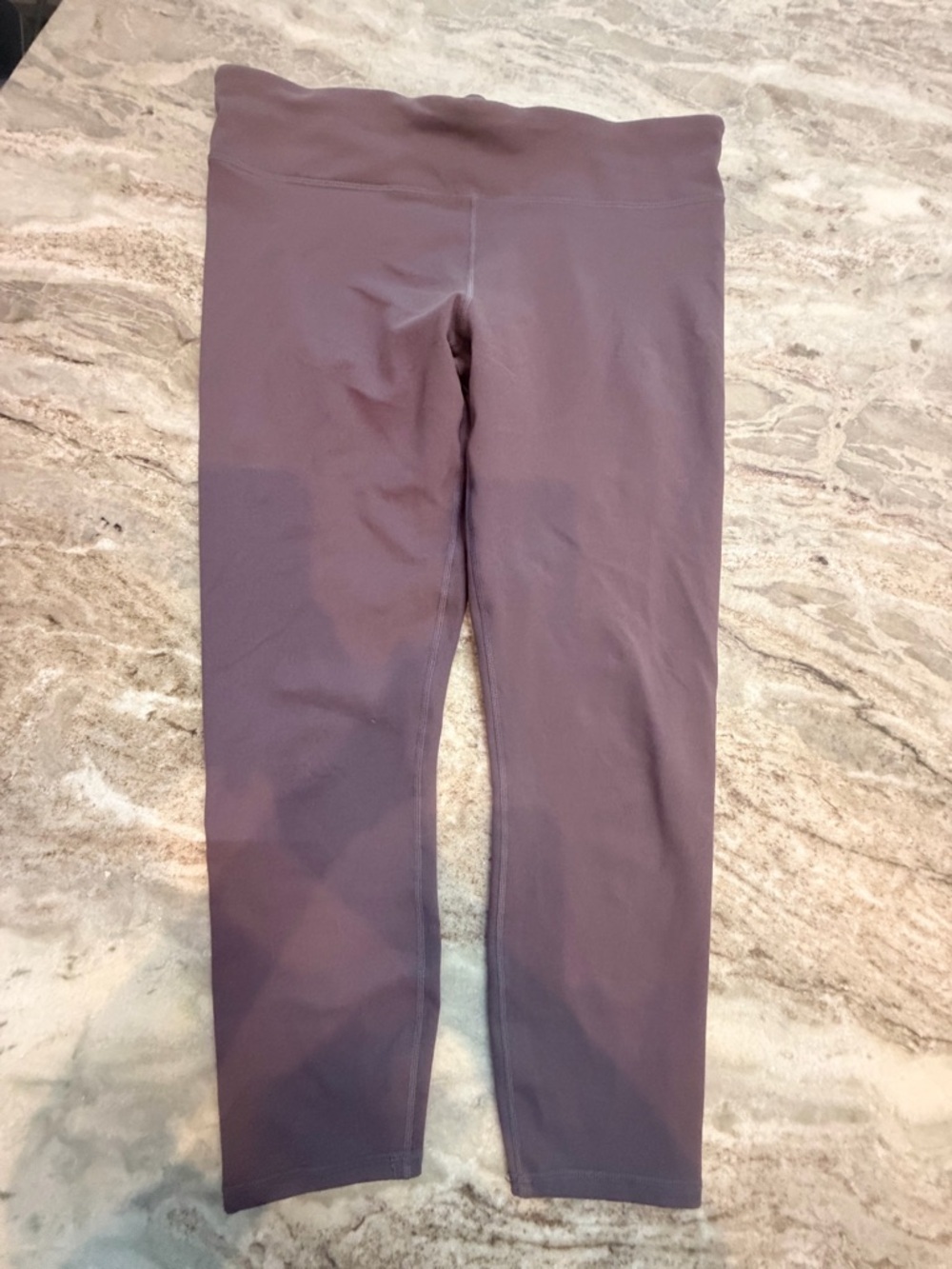 Fabletics High Waisted Leggings Mauve Purple Athletic Yoga Pants Women’s L - Picture 1 of 7